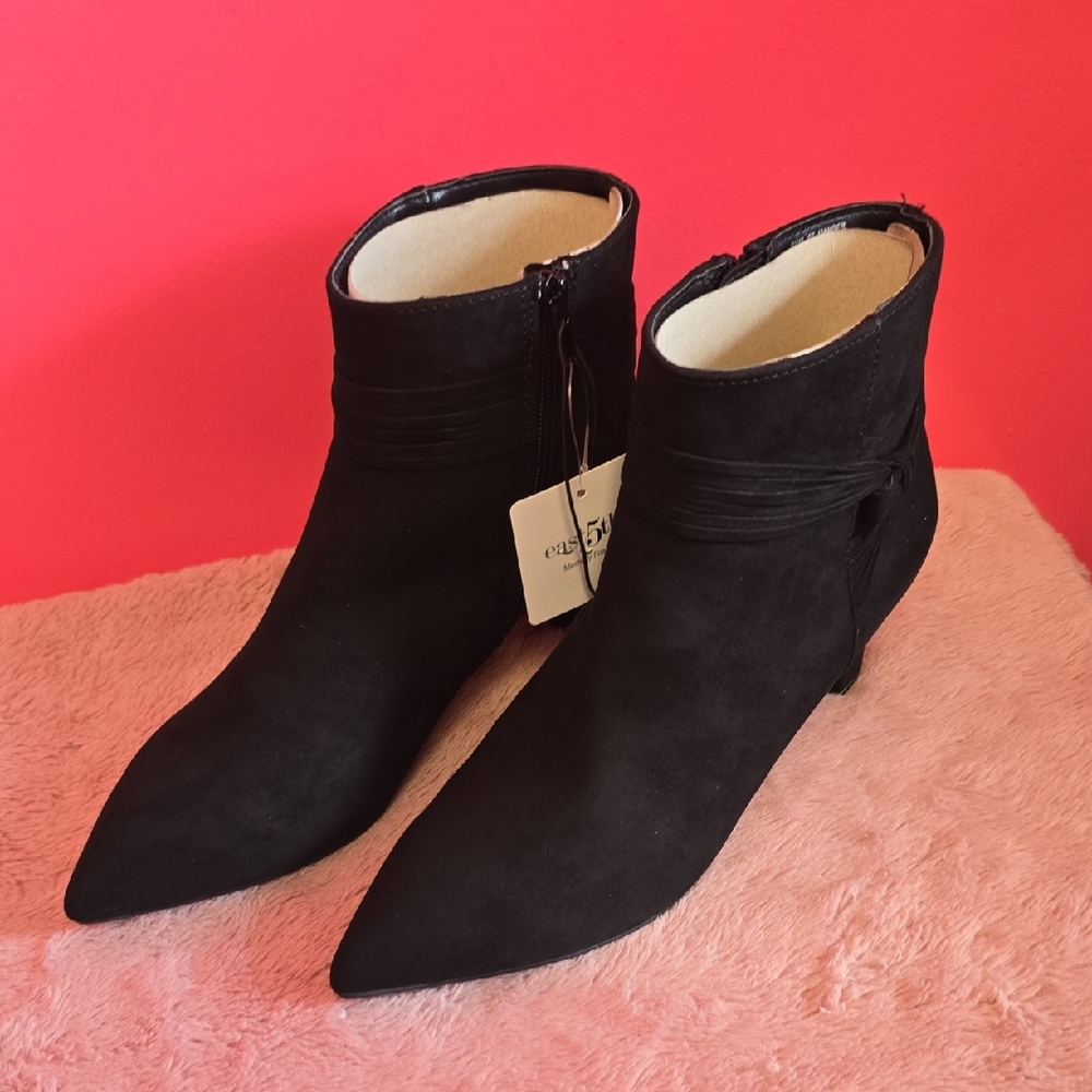 East 5th Black Ankle Booties